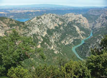 Francie, Provence, kaňon Verdon